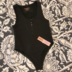NWT MINKPINK MOVE Olive/Army Green Bodysuit